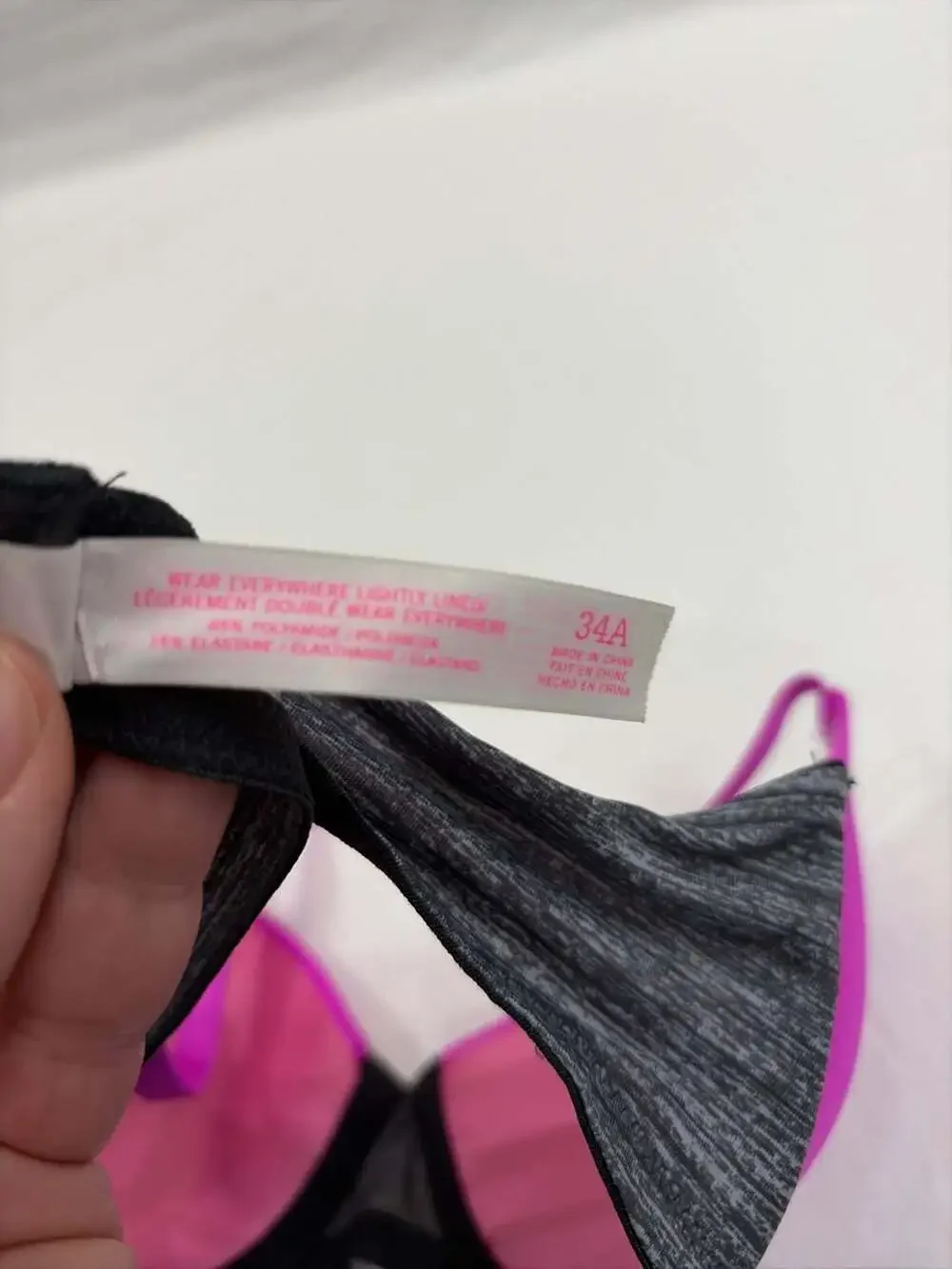 Victoria's Secret Racerback/Wear Everywhere Lightly Lined Bras - 34A (Set of 3)